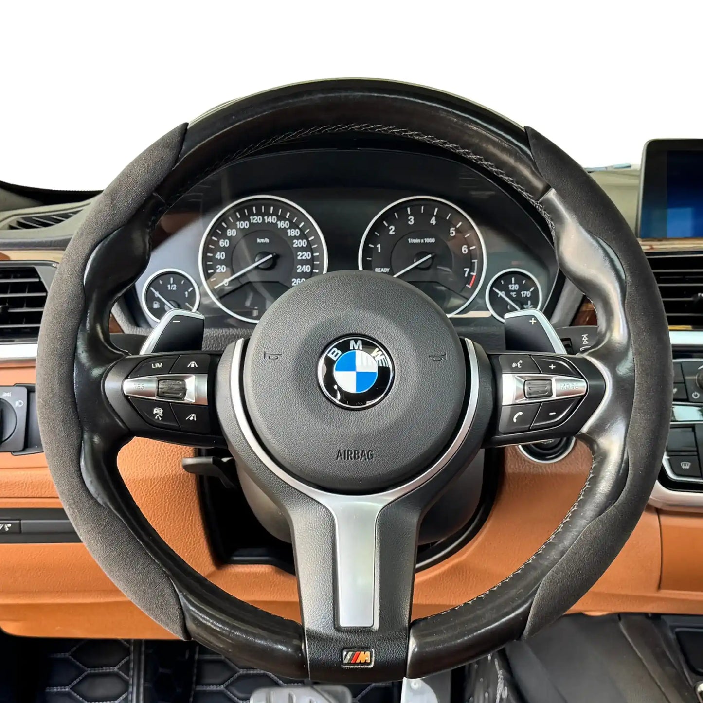 Couvre Volant Minimaliste en Alcantara - Grip Vero - Noir