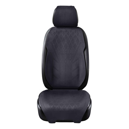 Luxus SeatSkin™ Housses de Siège en Suédine à Motif Losanges | Noir