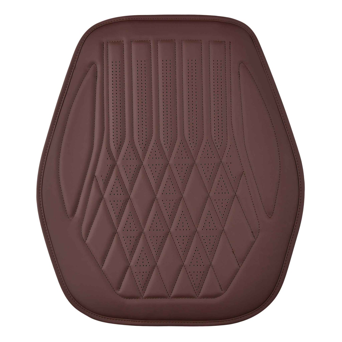 Luxus SeatSkin™ Housses de Siège en Similicuir à Motif Losanges | Rouge Ferrari