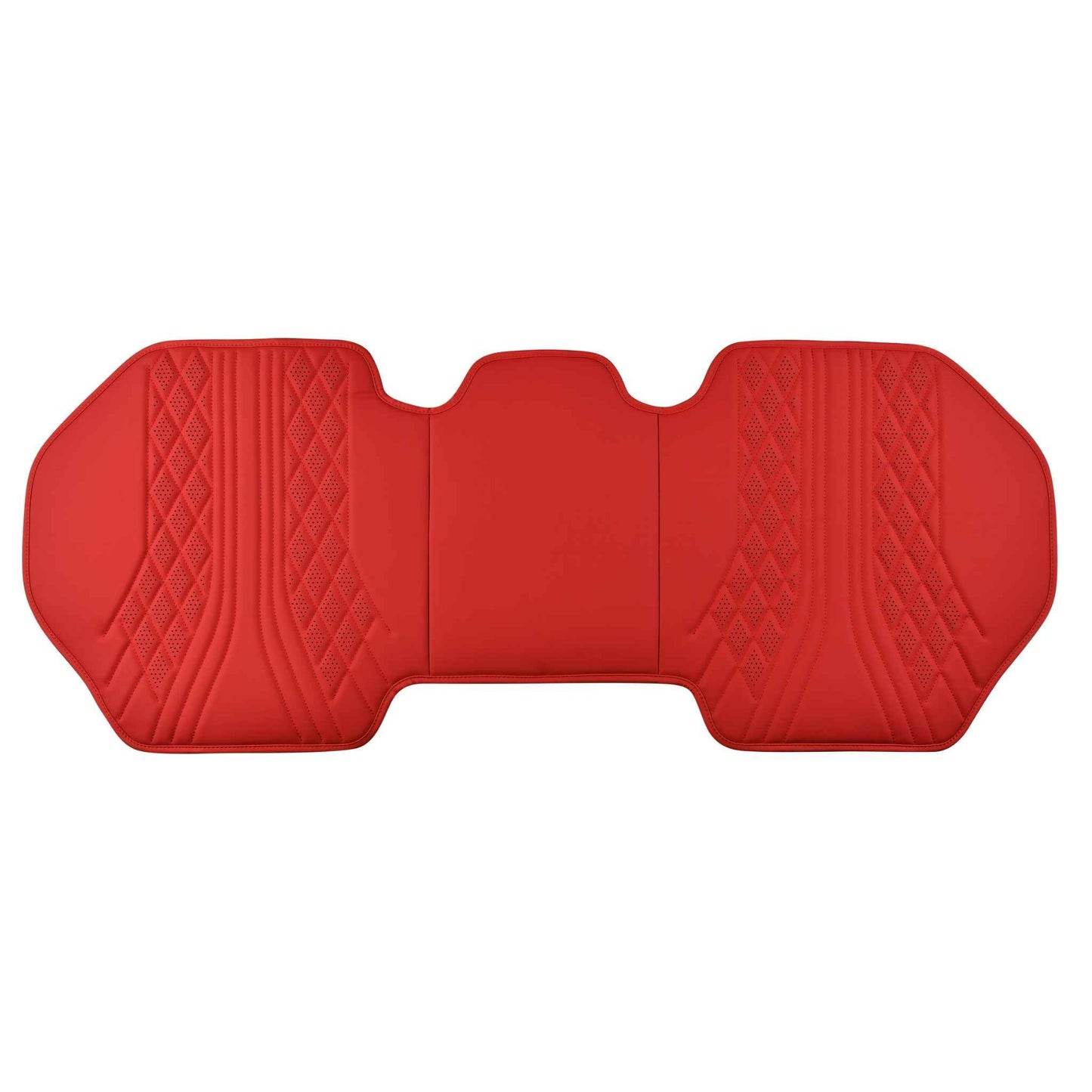 Luxus SeatSkin™ Housses de Siège en Similicuir à Motif Hybride | Marron Chocolat