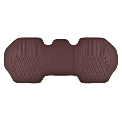 Luxus SeatSkin™ Housses de Siège en Similicuir à Motif Losanges | Rouge Ferrari