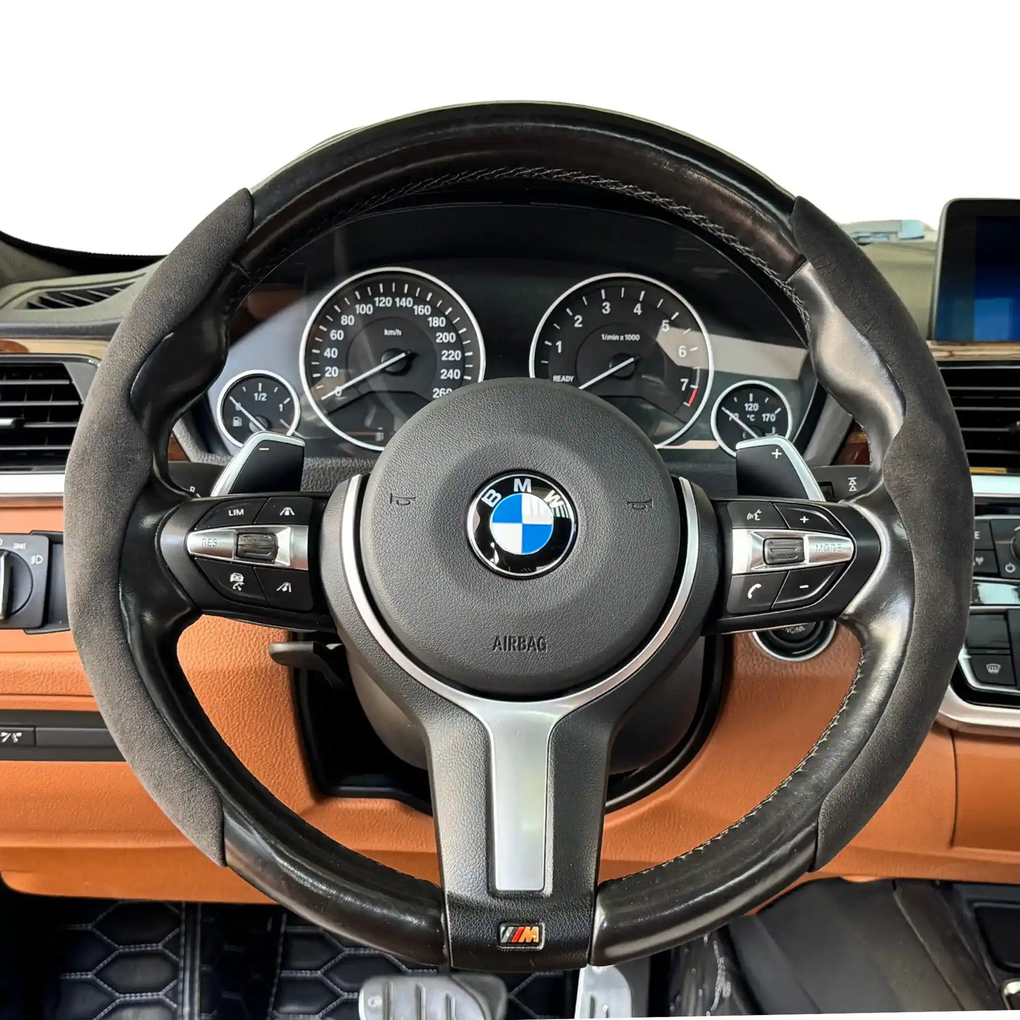 Couvre Volant Minimaliste en Alcantara - Grip Sport - Noir