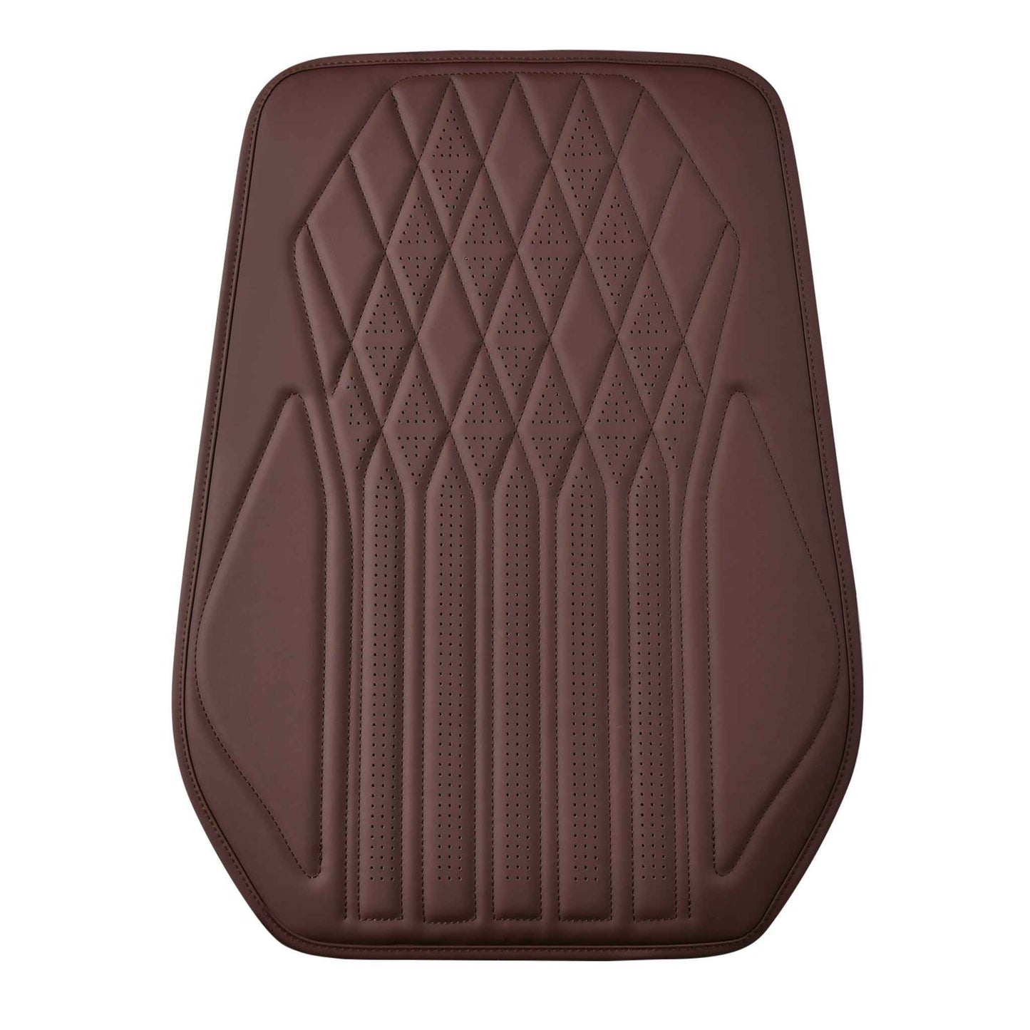 Luxus SeatSkin™ Housses de Siège en Similicuir à Motif Losanges | Rouge Ferrari