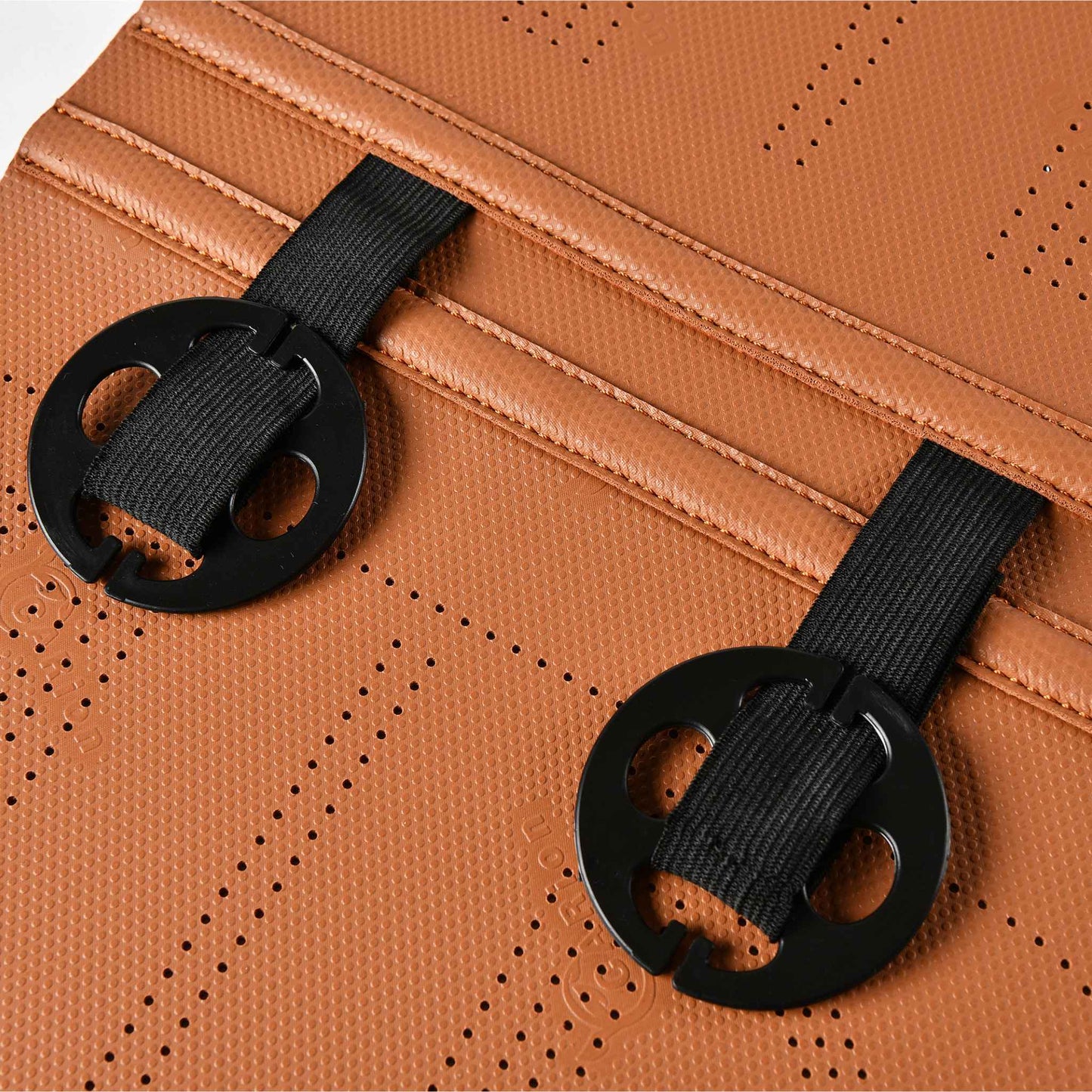 Luxus SeatSkin™ Housses de Siège en Suédine à Motif Losanges | Marron Chocolat