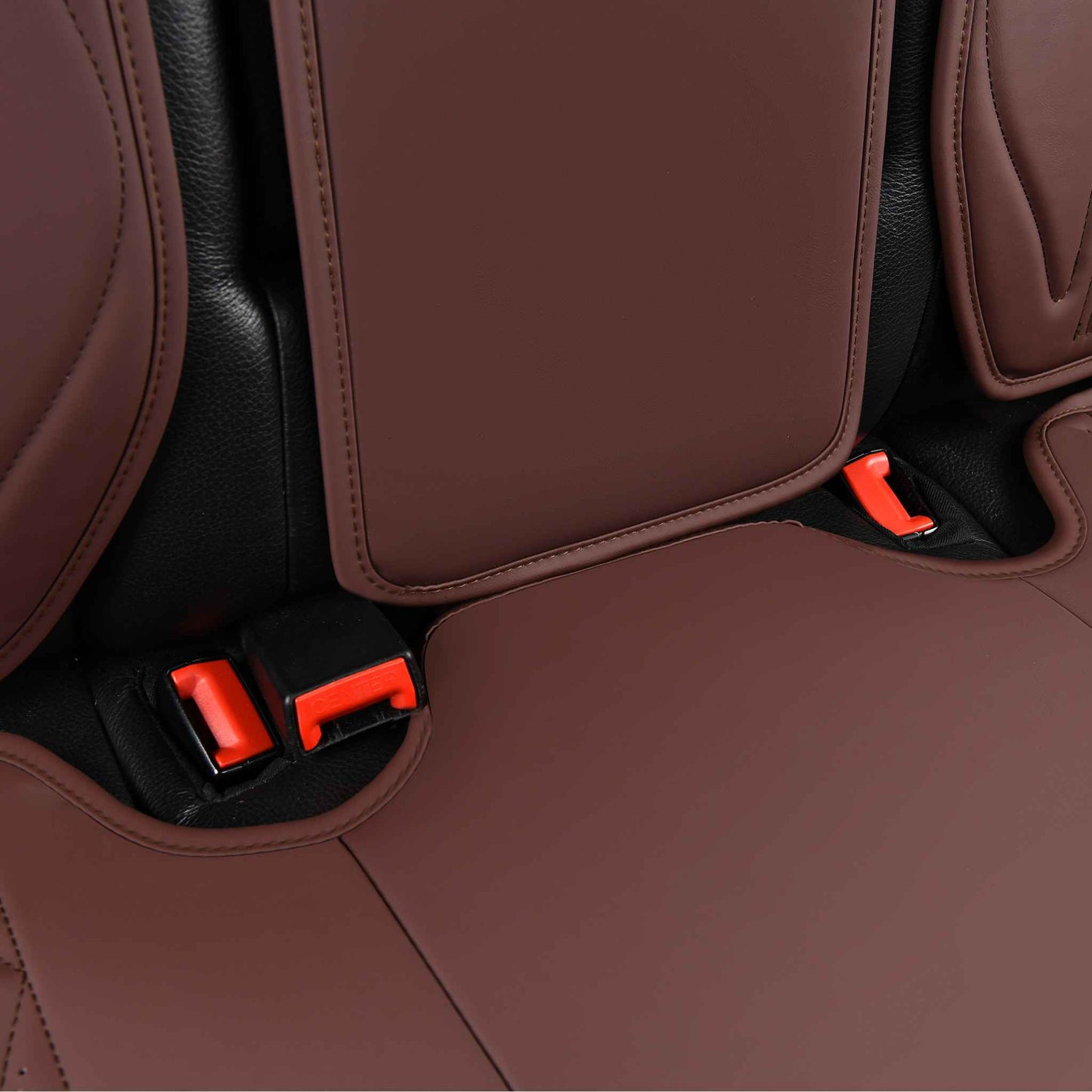 Luxus SeatSkin™ Housses de Siège en Similicuir à Motif Losanges | Beige Crème