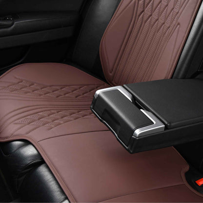 Luxus SeatSkin™ Housses de Siège en Similicuir à Motif Losanges | Rouge Ferrari