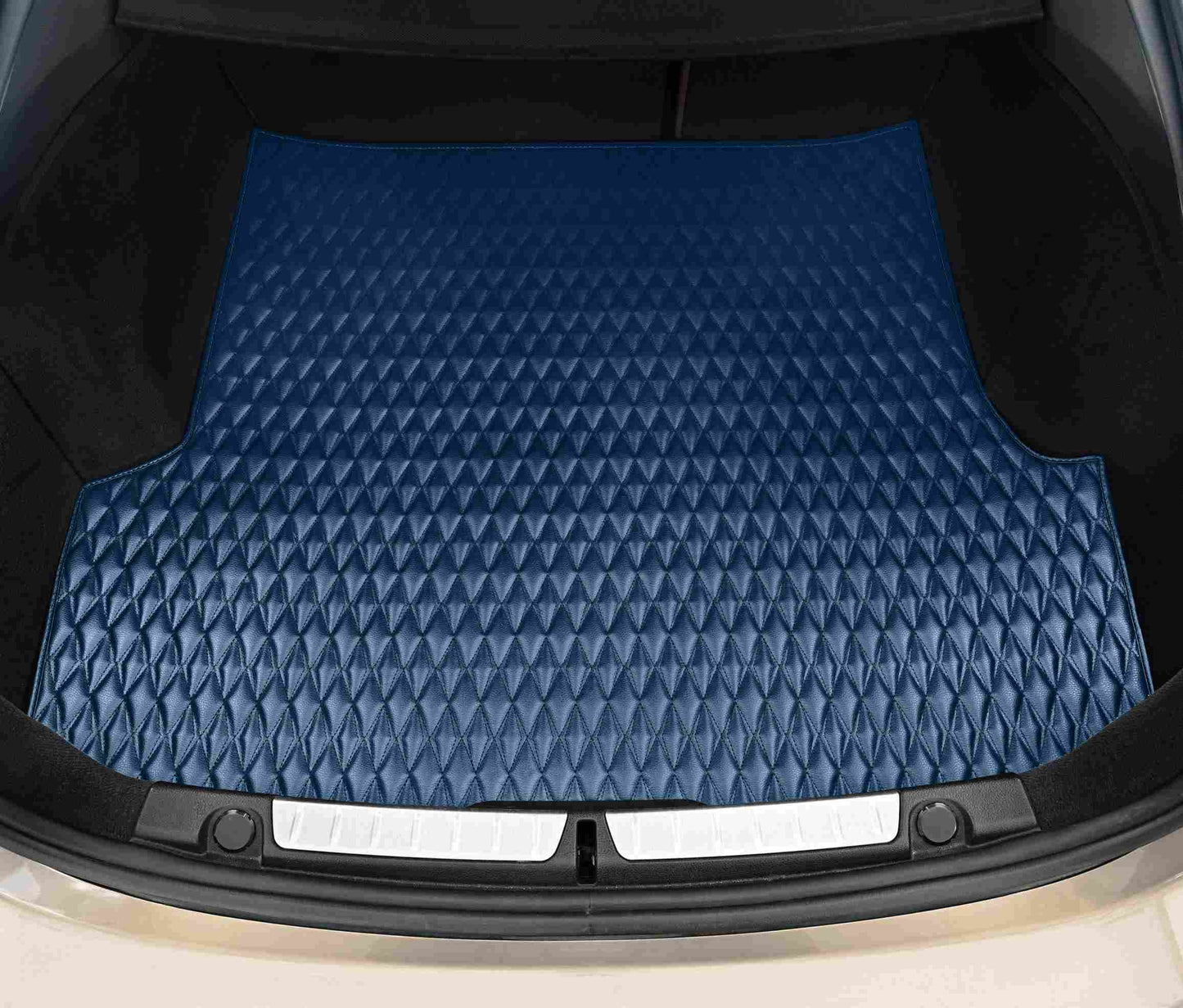 OFFERT: Tapis de coffre premium sur mesure | Motif double losange