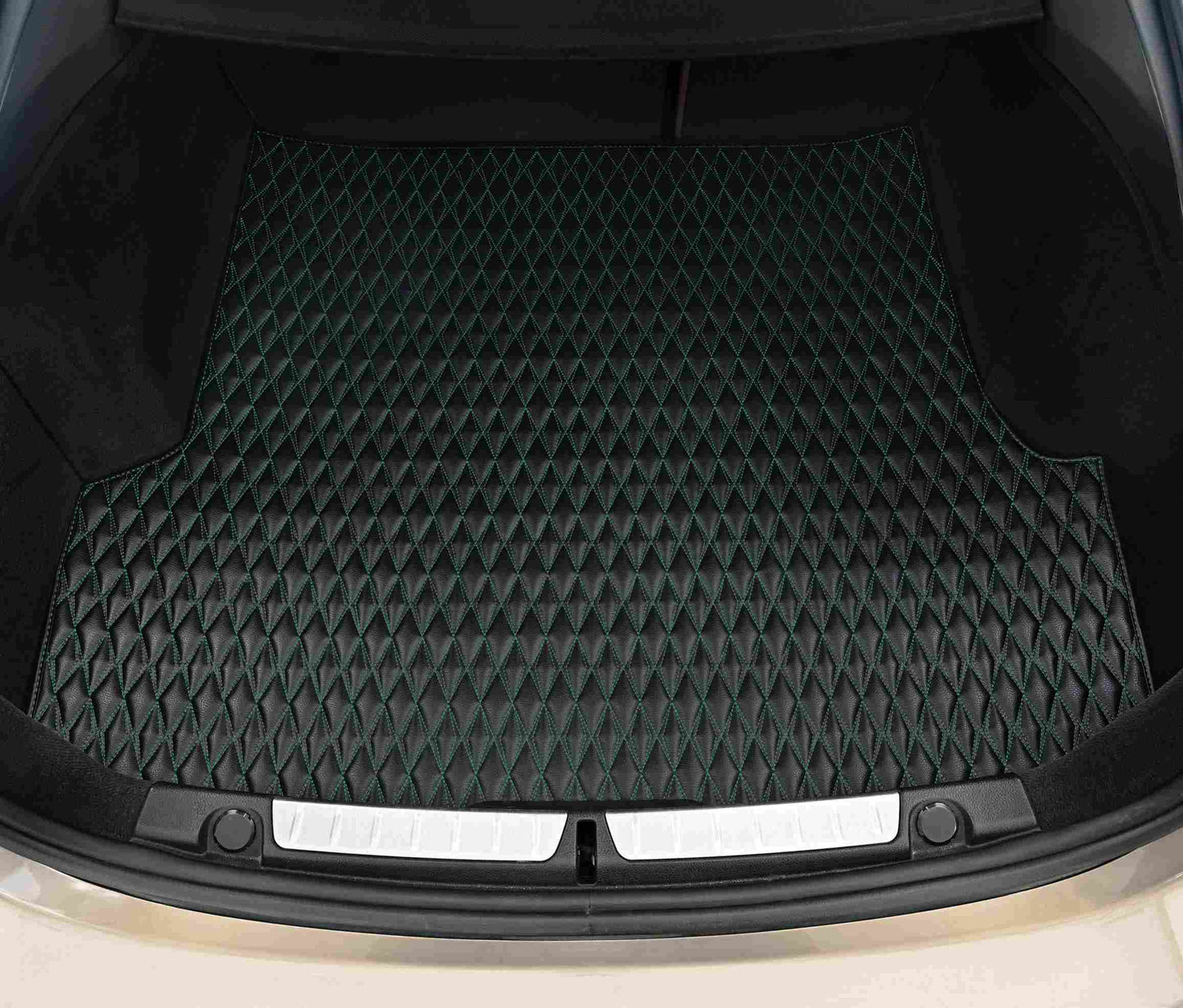 OFFERT: Tapis de coffre premium sur mesure | Motif double losange