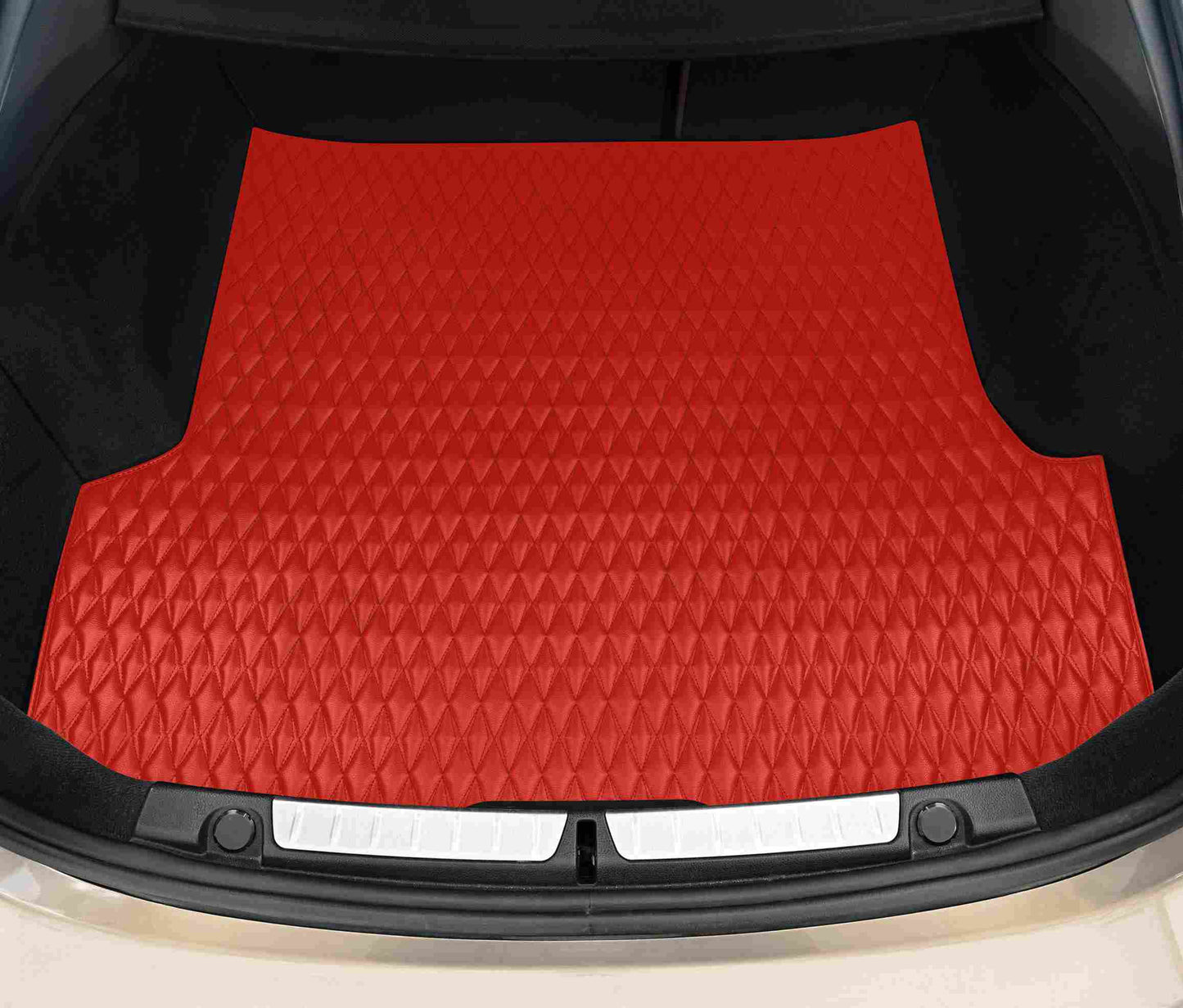 OFFERT: Tapis de coffre premium sur mesure | Motif double losange