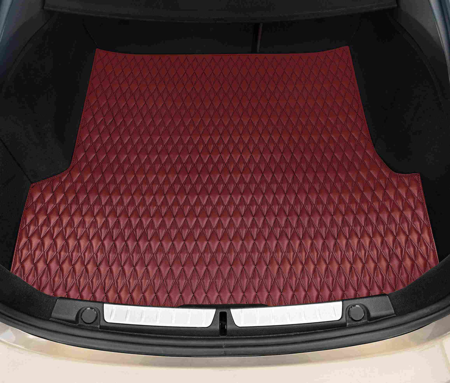 OFFERT: Tapis de coffre premium sur mesure | Motif double losange