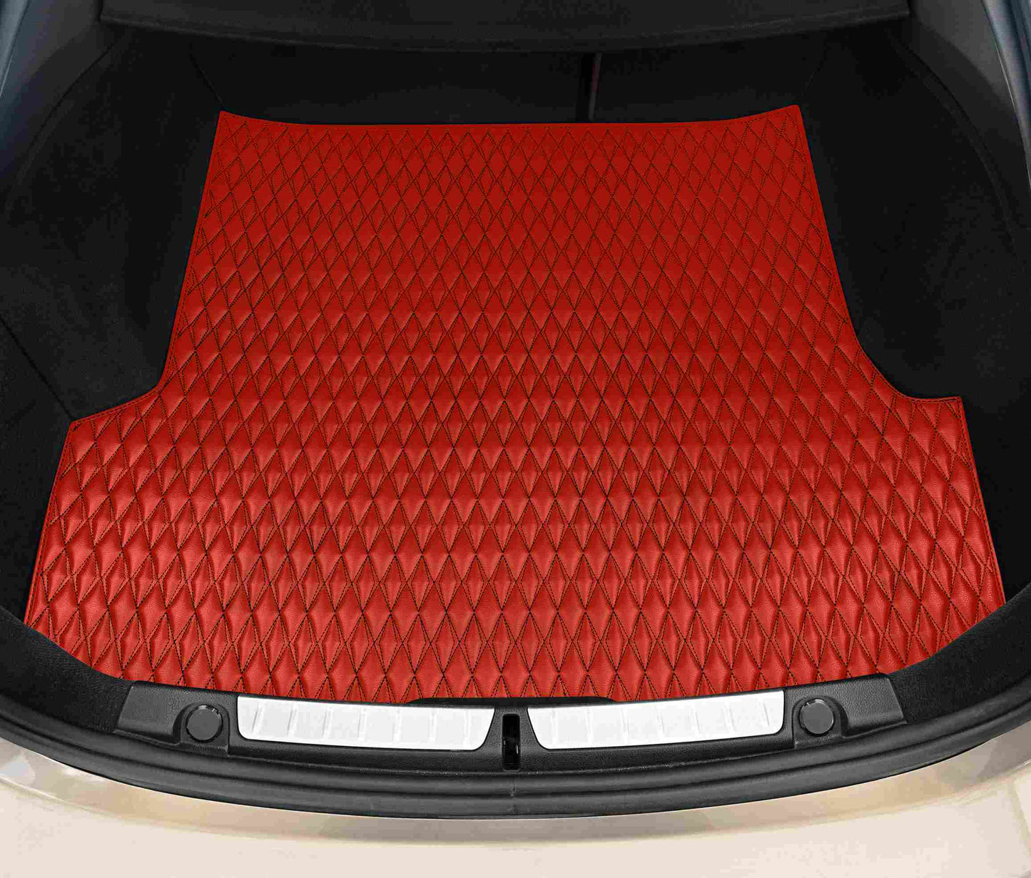 OFFERT: Tapis de coffre premium sur mesure | Motif double losange