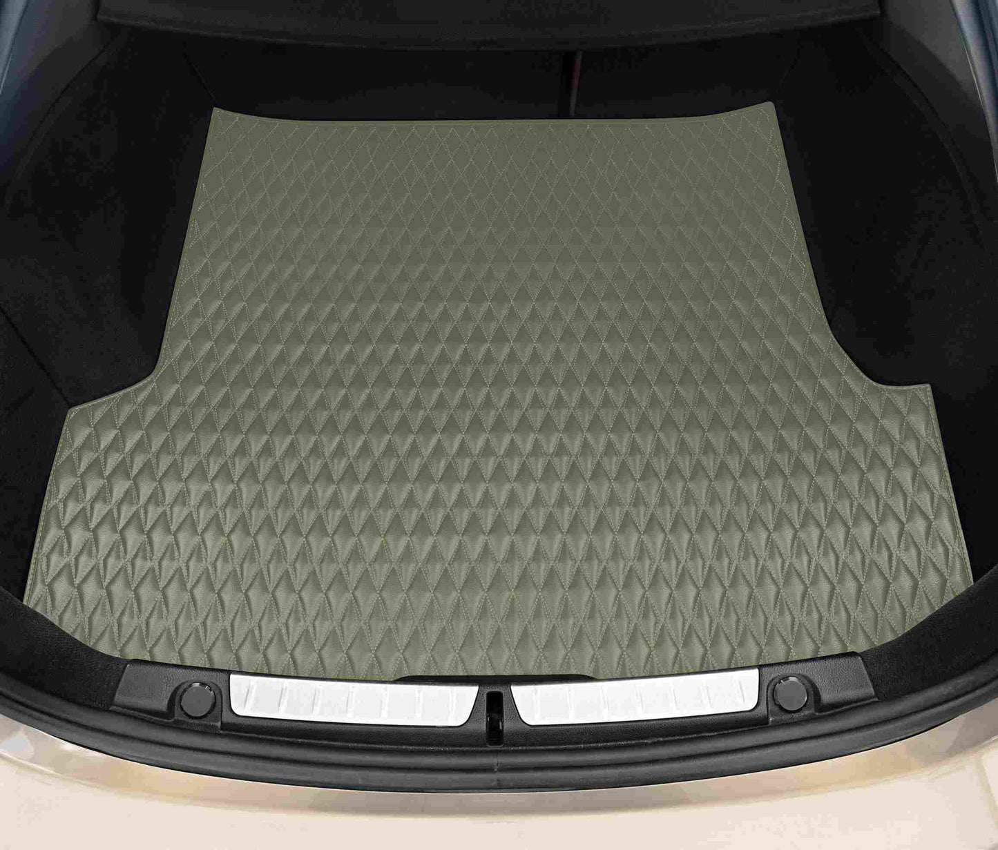 OFFERT: Tapis de coffre premium sur mesure | Motif double losange