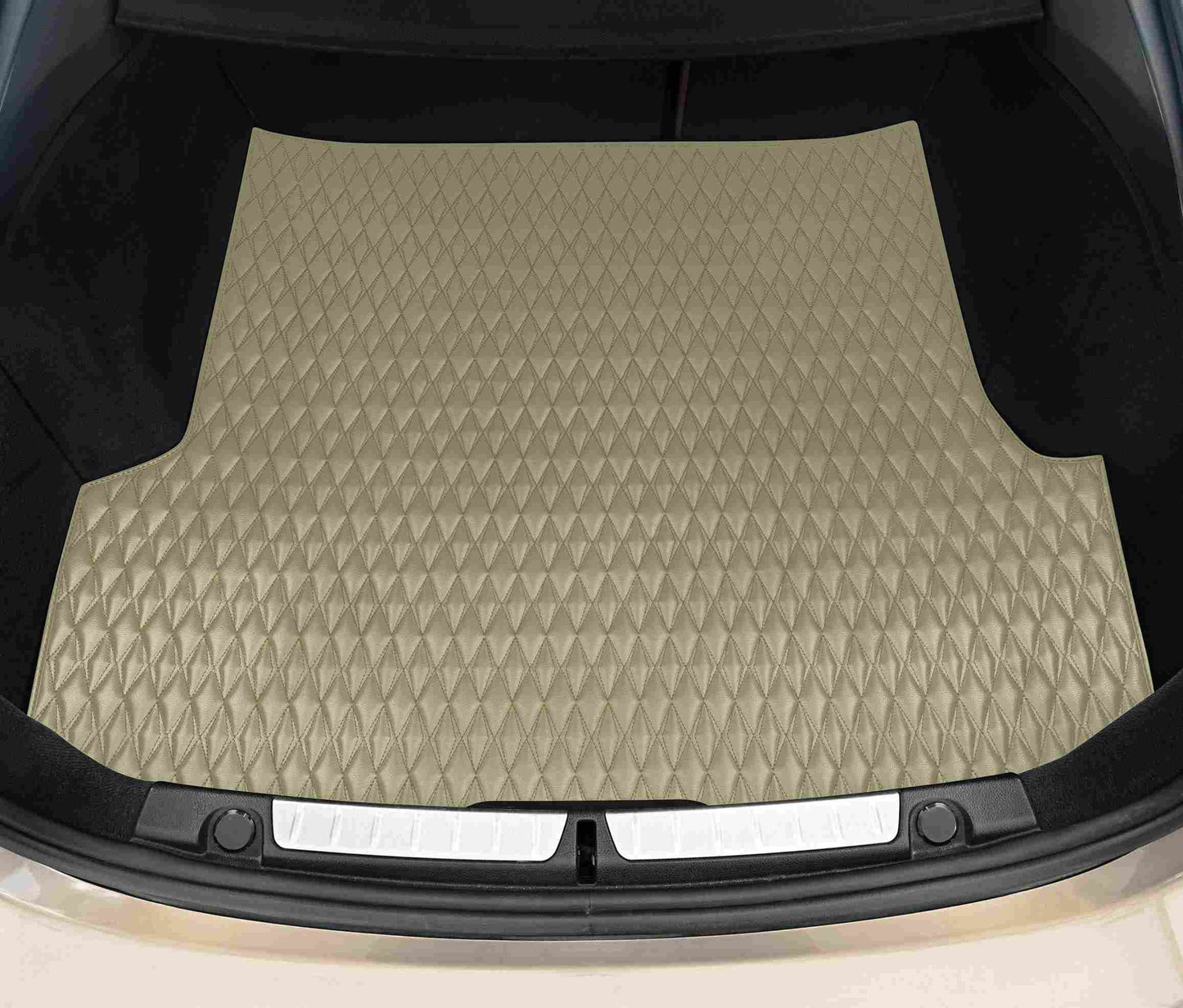 OFFERT: Tapis de coffre premium sur mesure | Motif double losange