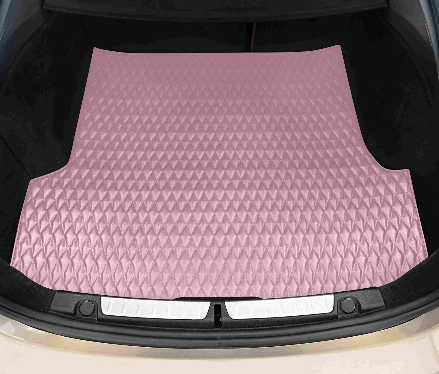 OFFERT: Tapis de coffre premium sur mesure | Motif double losange