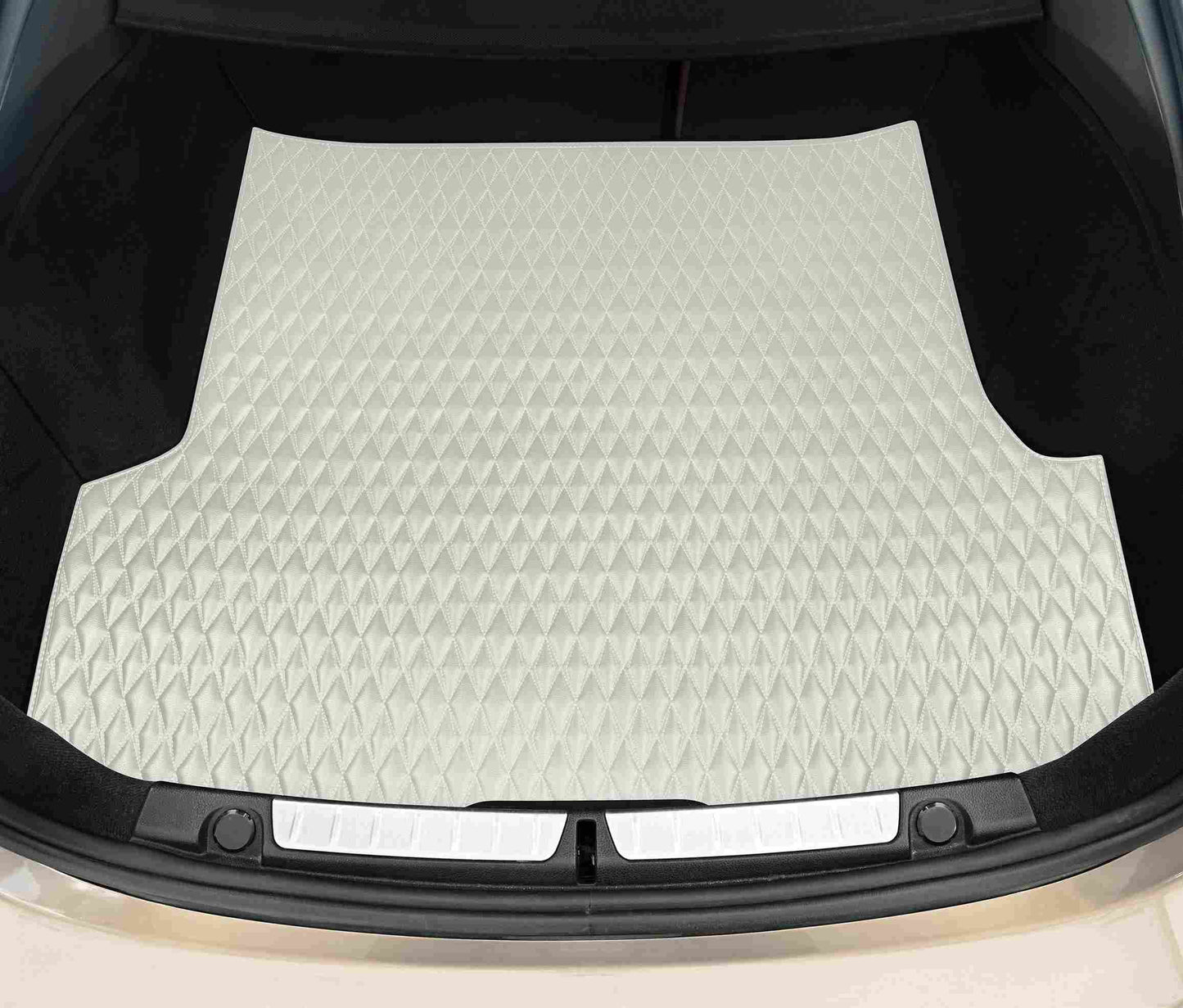 OFFERT: Tapis de coffre premium sur mesure | Motif double losange